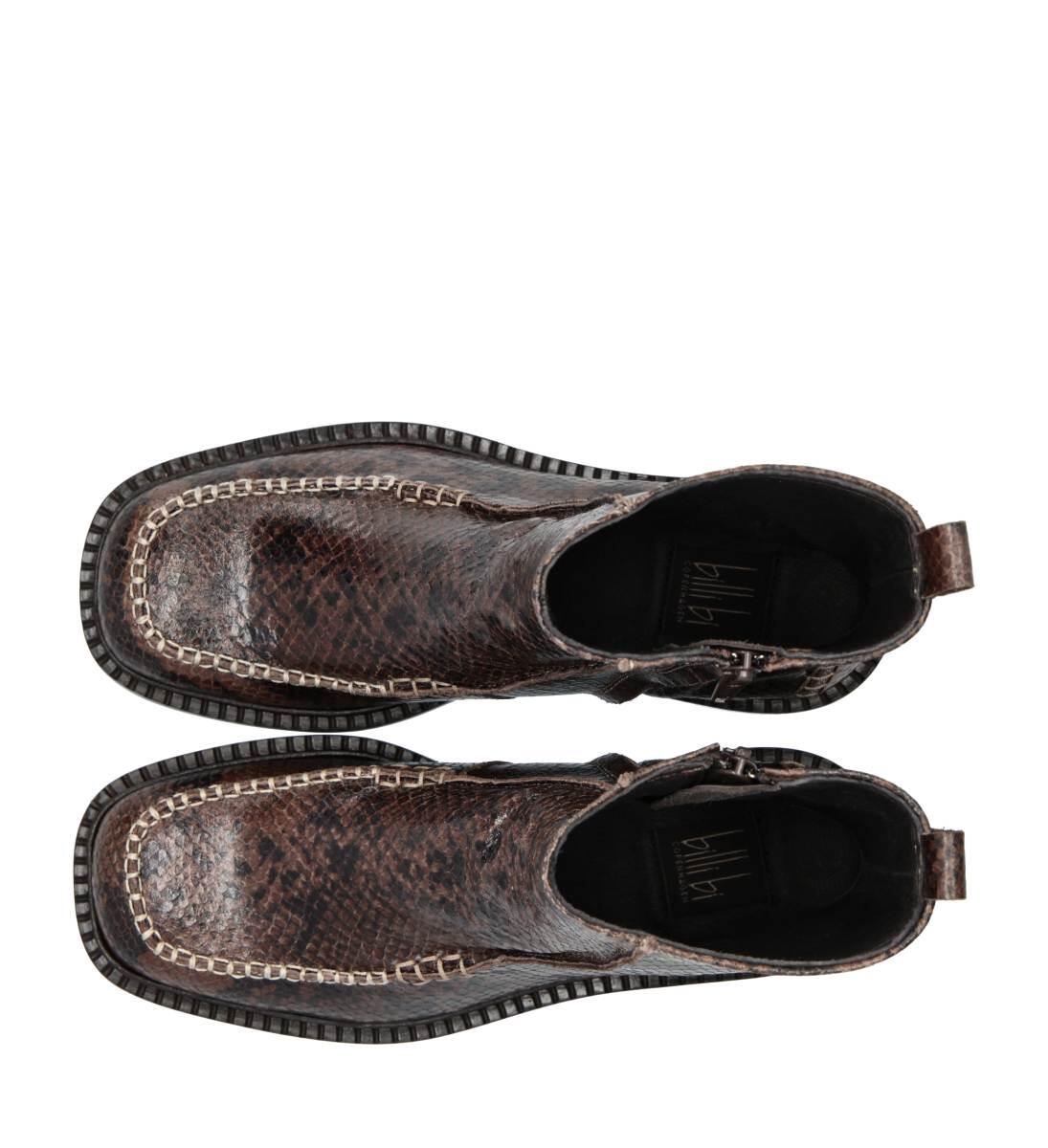 B1183 Støvler - Brown Akyra Snake 36